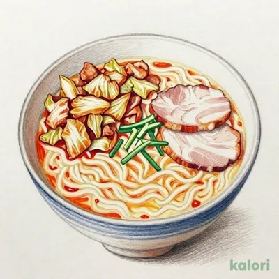 豚肉ときゃべつのホイコーローとらーめんのセット（旨辛とんこつ）