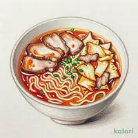 豚肉ときゃべつのホイコーローとらーめんのセット（旨辛みそ）