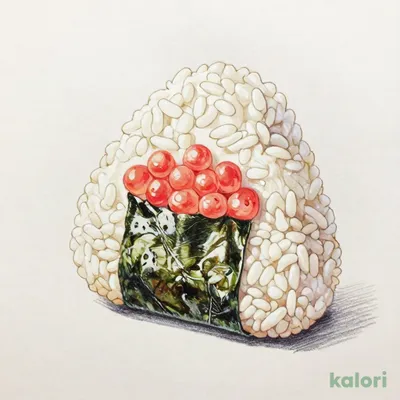Spicy Pollock Roe Rice Ball