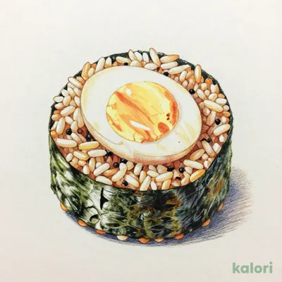 煮玉子むすび