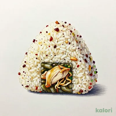 Chicken and Burdock Root Rice Ball