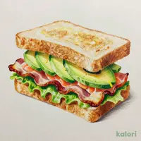Cafe Sandwich: Salmon & Bacon Avocado