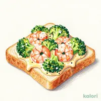 カフェサンド 海老とブロッコリー