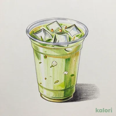 Jasmine Green Almond Milk Tea (Iced, M)