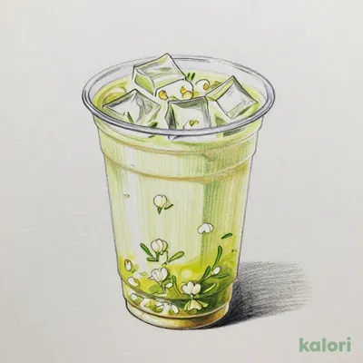 Jasmine Green Milk Tea (Iced, M)