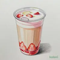 ストロベリーアールグレイ ミルクティー（L）