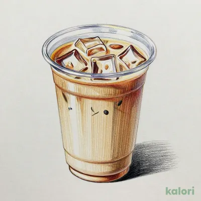 Black Almond Milk Tea (Iced, Large)