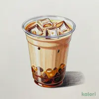 黒糖 ブラック アーモンドミルクティー(ICED・S)
