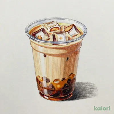 Brown Sugar Black Almond Milk Tea (Iced, S)