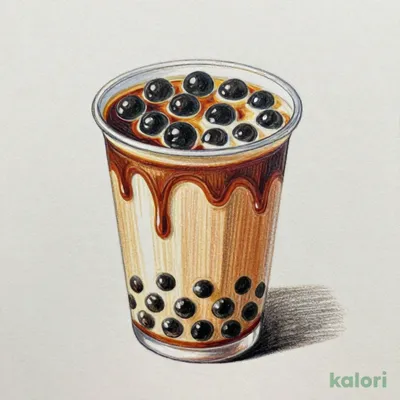 Brown Sugar Black Milk Tea (Hot, M)