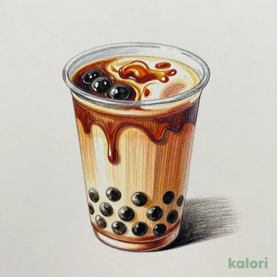 Brown Sugar Black Milk Tea (Hot, S)