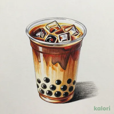 黒糖 烏龍 アーモンドミルクティー（ICED・M）