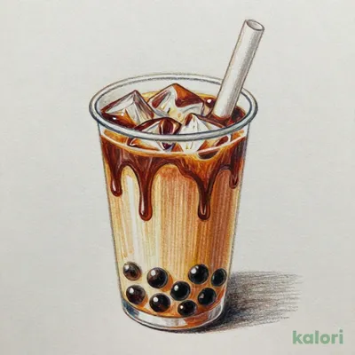 Brown Sugar Oolong Milk Tea (Iced, S)