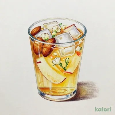 蜜りんごジャスミン アーモンドミルクティー（ICED・L）