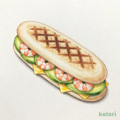 パニーニ エビ＆アボカド
