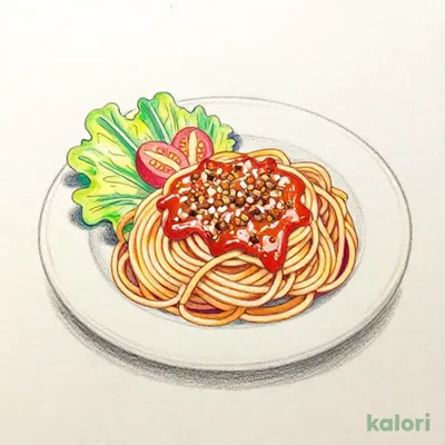 Kids' Meat Sauce Pasta Plate