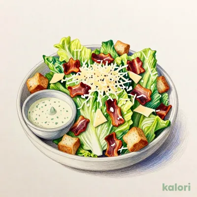 Crispy Bacon Caesar Salad (S)