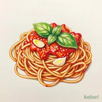 にんにくとトマトのスパゲッティ