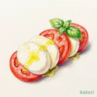 カプレーゼ（モッツァレラチーズとトマトの盛り合わせ）