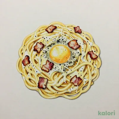 クリーム仕立てのカルボナーラスパゲッティ