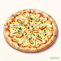 Cheese and Garlic Mayonnaise Pizza