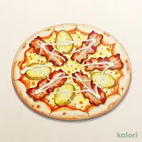 Bacon and Potato Pizza