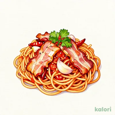 Bacon and Chili Arrabbiata Spaghetti