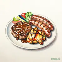Mixed Grill with Demi-Glace Sauce