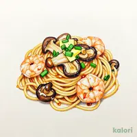 海老ときのこのバター醤油