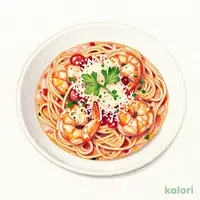 Shrimp Tomato Cream Pasta