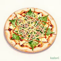 Shonan-Style Pizza with Shirasu and Shiso