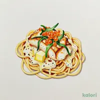 炙りたらこと大葉のたらこスパゲッティ