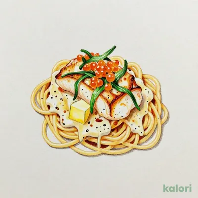 炙りたらこと大葉のたらこスパゲッティ
