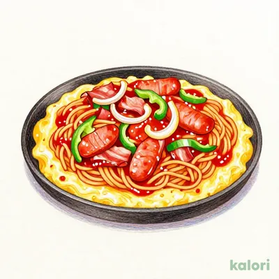 鉄板焼きナポリタン