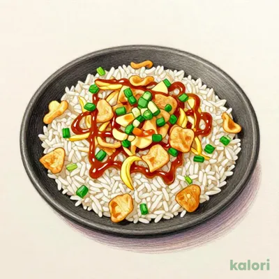 Iron Plate Garlic Rice