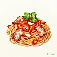 Bacon and Chili Arrabbiata Spaghetti (Extra Spicy)