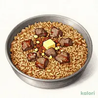 アツアツピラフドライカレー味(牛肉・ガーリック入り)