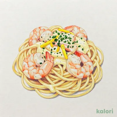エビのレモンクリーム スパゲッティ（クリームソース味）