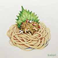カニとカニ味噌 スパゲッティ（塩味）