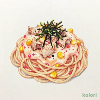 タラコ・ツナ・コーン スパゲッティ