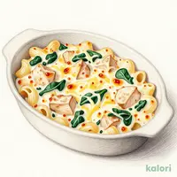 チキンとほうれん草のグラタン