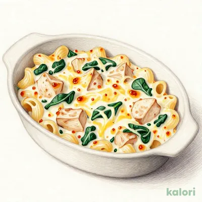 チキンとほうれん草のグラタン