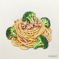 ツナとブロッコリー スパゲッティ（塩味）