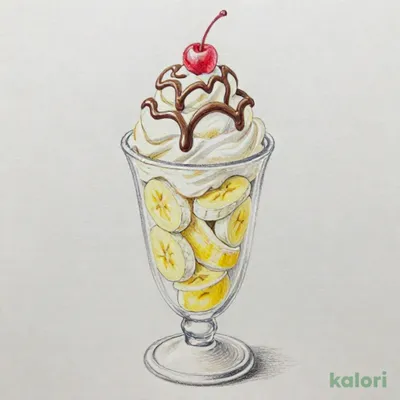バナナパフェ