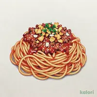 ビーフミート(ガーリック入り) スパゲッティ(ミートソース味)
