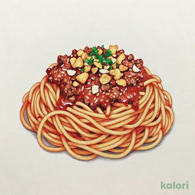 ビーフミート（ガーリック入り） スパゲッティ（ミートソース味）