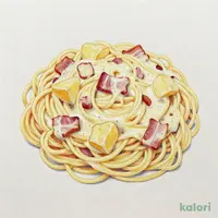 ベーコンとじゃがいも スパゲッティ（クリームソース味）