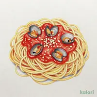 ボンゴレロッソ スパゲッティ（トマトソース味）