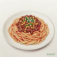 ミート納豆 スパゲッティ（ミートソース味）
