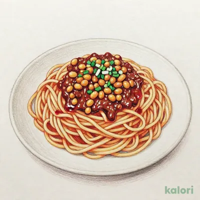ミート納豆 スパゲッティ（ミートソース味）